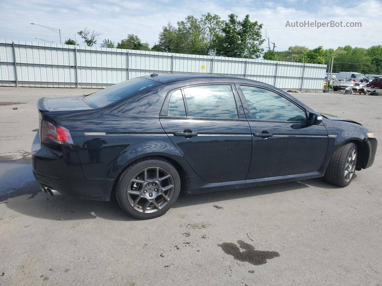 2008 Acura Tl Type S Black vin: 19UUA76568A020738