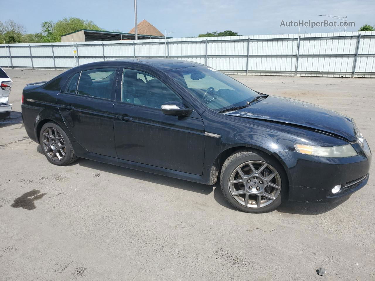 2008 Acura Tl Type S Black vin: 19UUA76568A020738