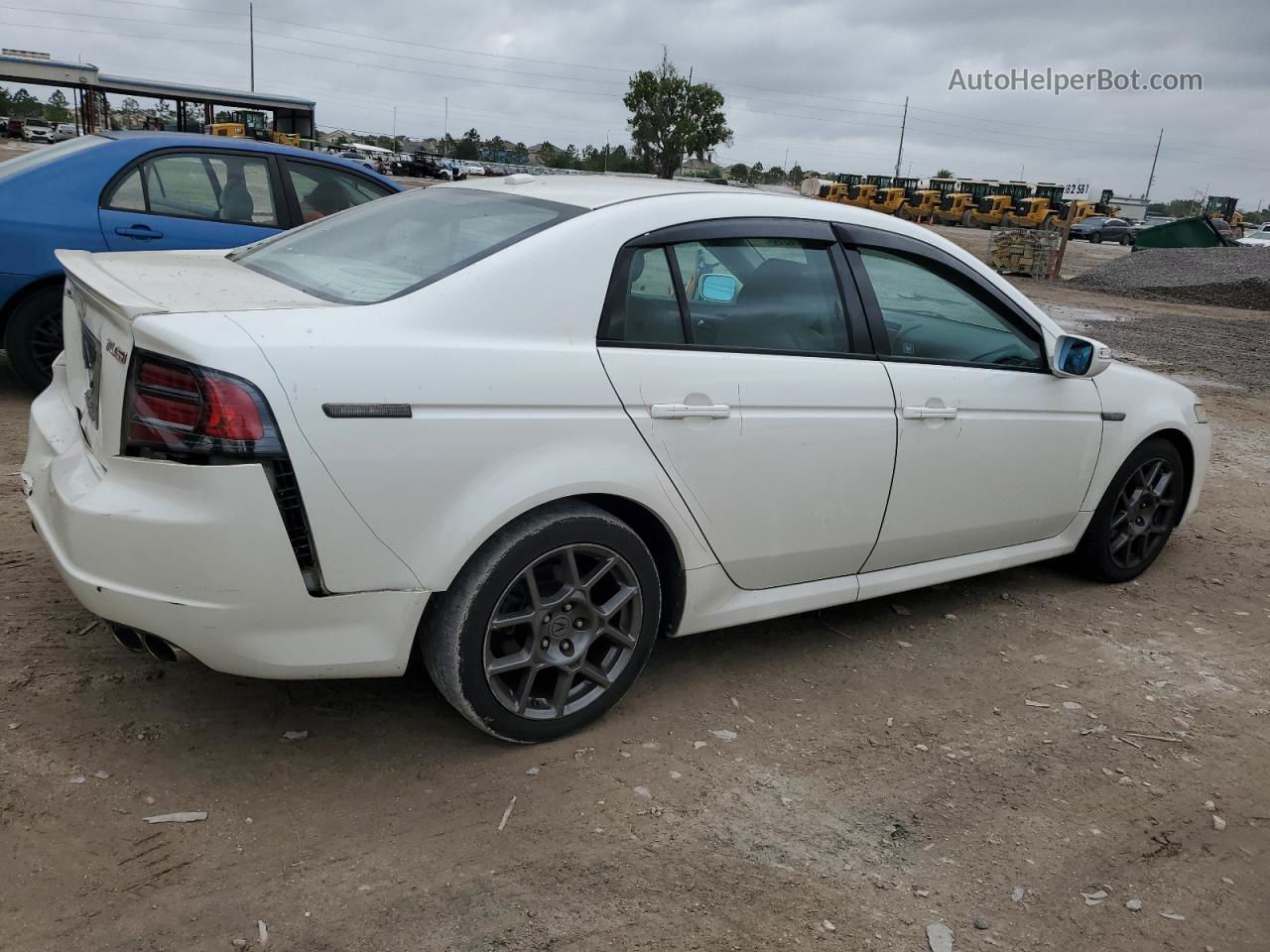 2008 Acura Tl Type S White vin: 19UUA76588A006727