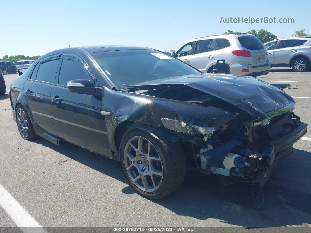 2008 Acura Tl Type-s Black vin: 19UUA76588A040103