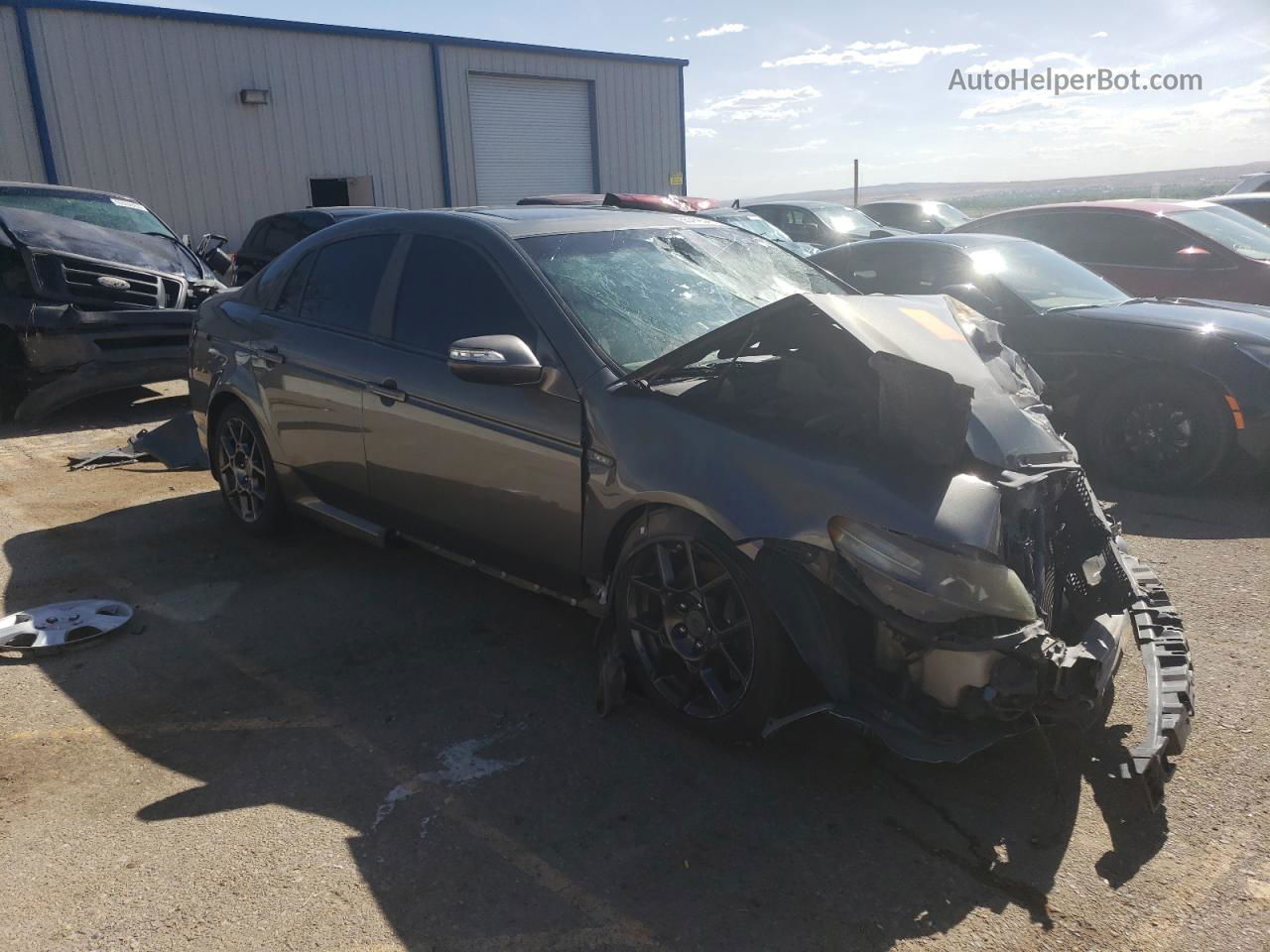 2008 Acura Tl Type S Gray vin: 19UUA76588A054258