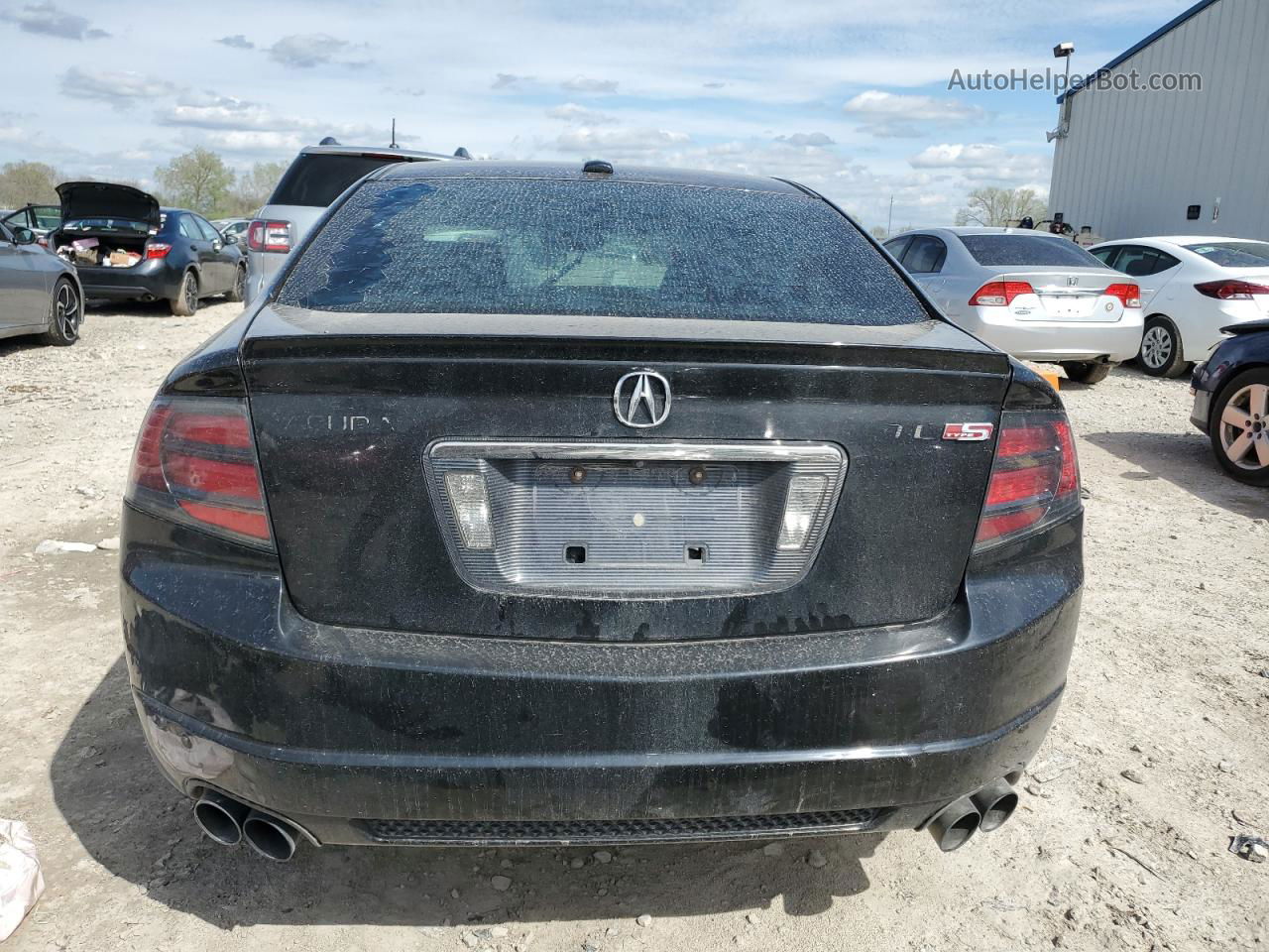 2008 Acura Tl Type S Черный vin: 19UUA765X8A049286