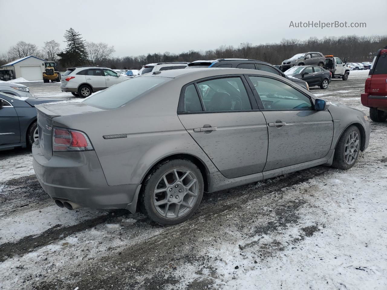 2008 Acura Tl Type S Gray vin: 19UUA76698A023979