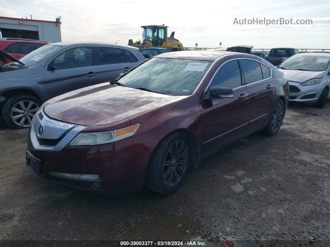 2010 Acura Tl 3.5 Burgundy vin: 19UUA8F20AA016394