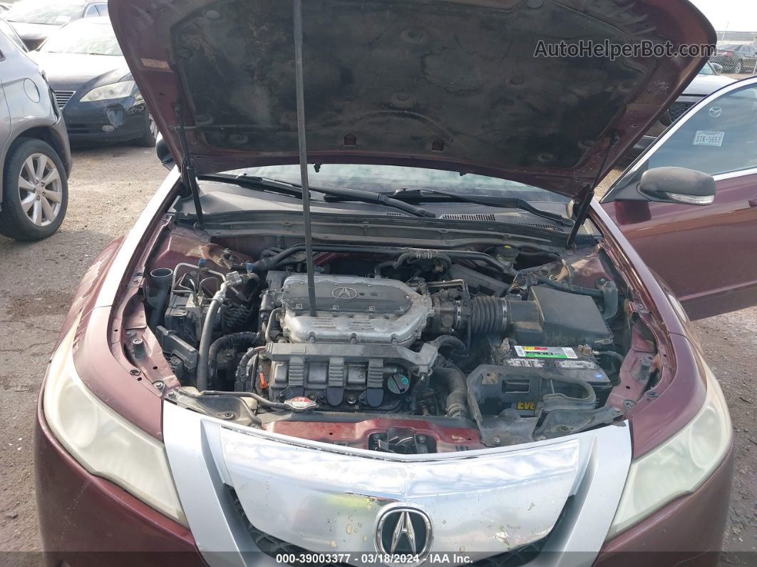 2010 Acura Tl 3.5 Burgundy vin: 19UUA8F20AA016394