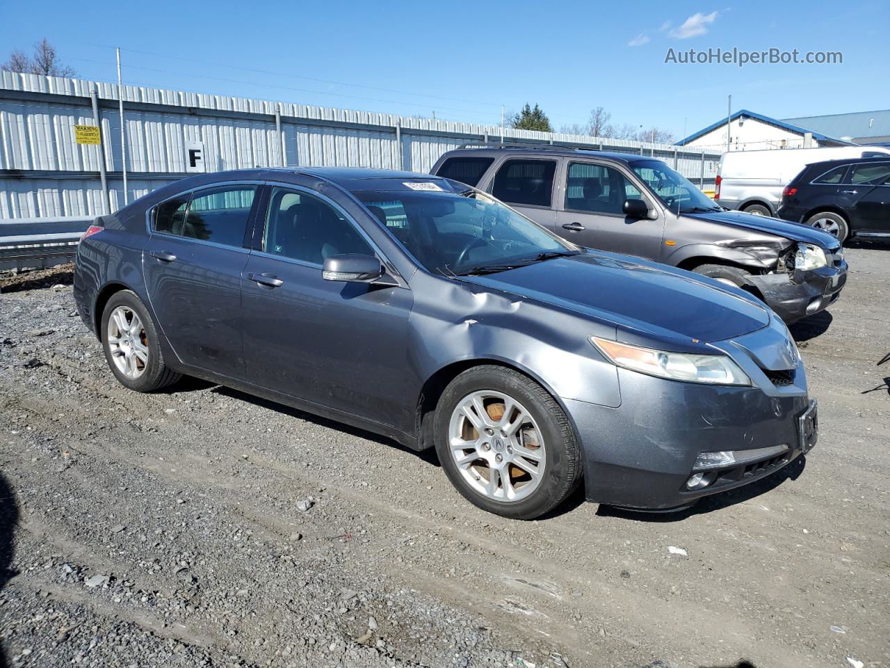 2010 Acura Tl  Gray vin: 19UUA8F20AA017304