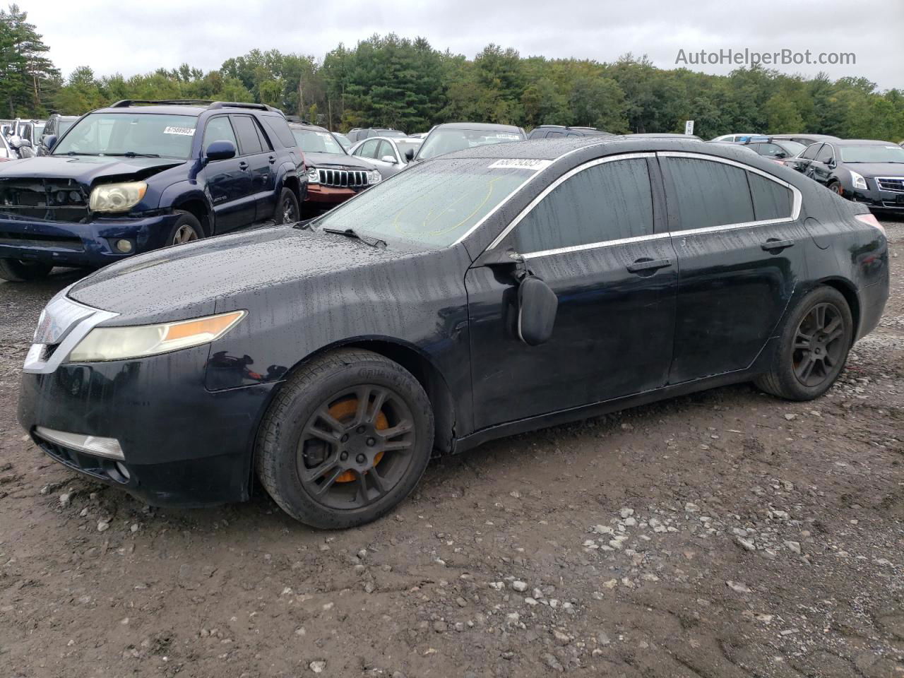 2010 Acura Tl  Черный vin: 19UUA8F21AA008451