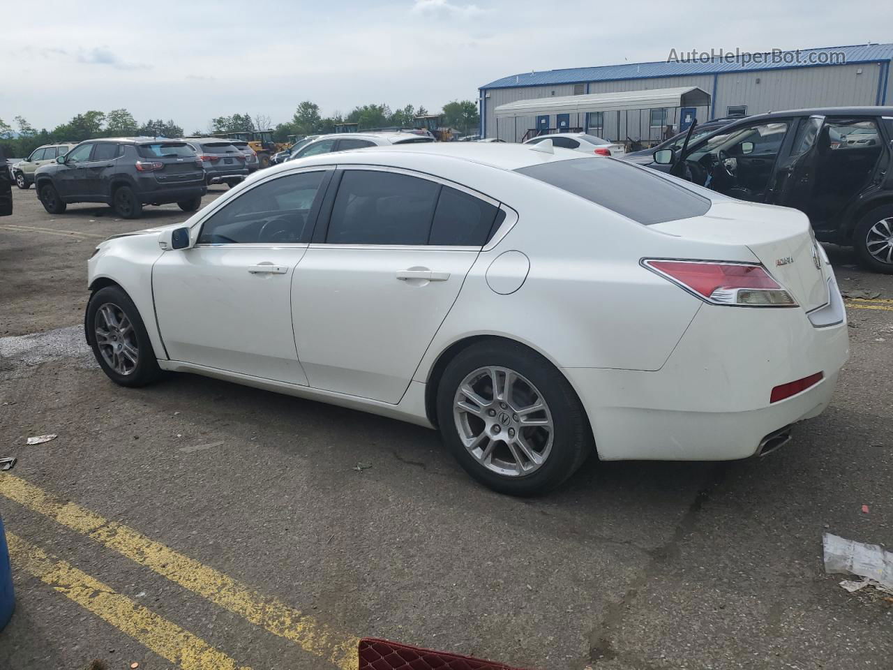 2010 Acura Tl  White vin: 19UUA8F21AA021765