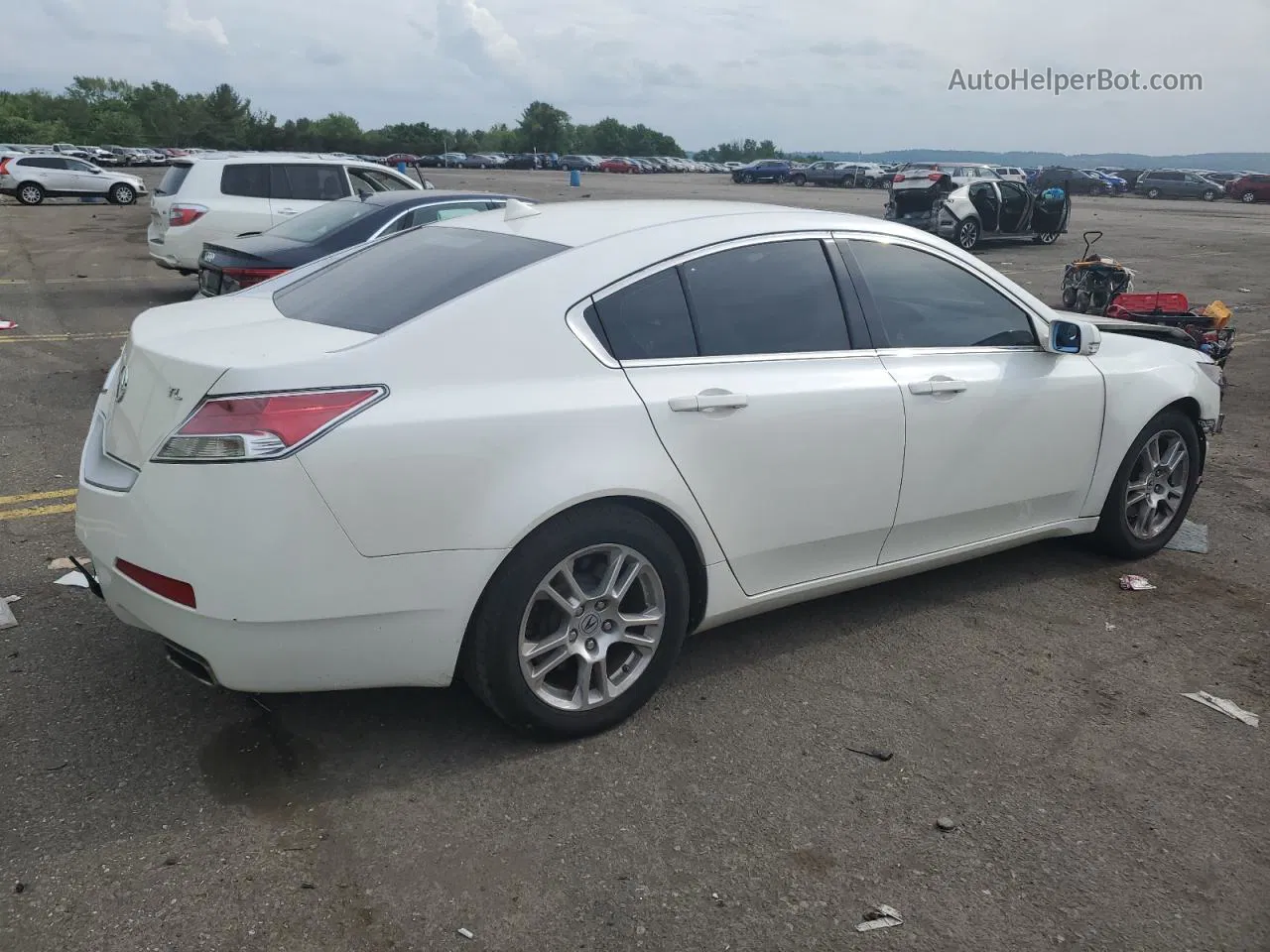 2010 Acura Tl  White vin: 19UUA8F21AA021765