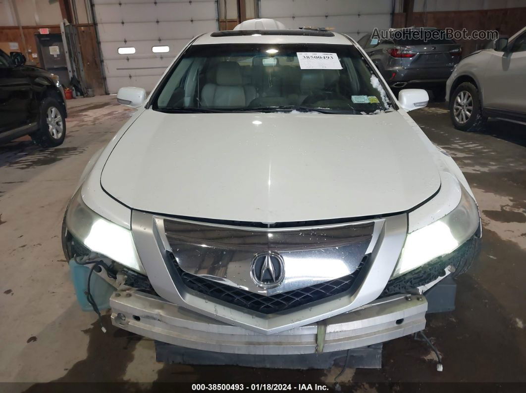 2010 Acura Tl 3.5 White vin: 19UUA8F21AA022690