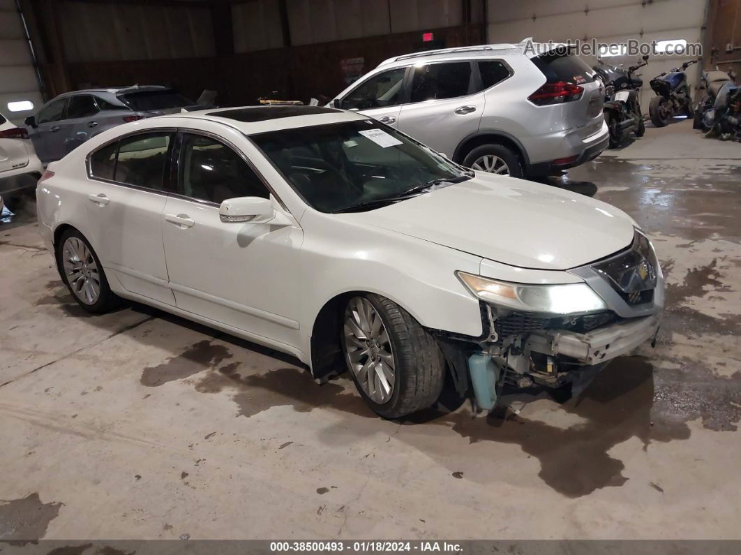 2010 Acura Tl 3.5 White vin: 19UUA8F21AA022690