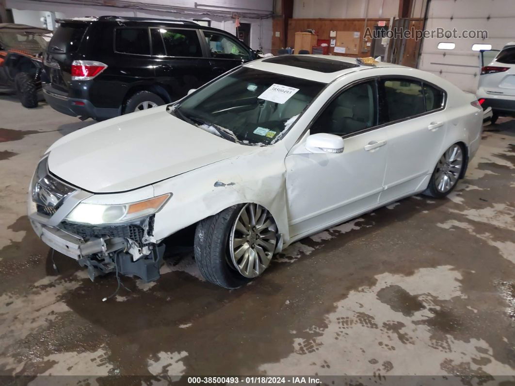 2010 Acura Tl 3.5 White vin: 19UUA8F21AA022690