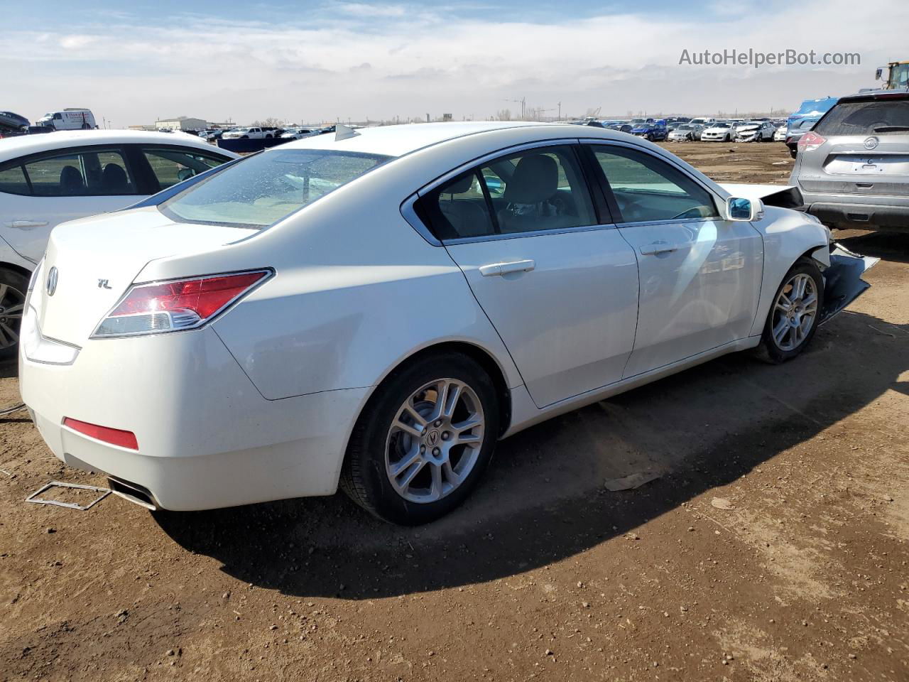 2010 Acura Tl  White vin: 19UUA8F22AA017756