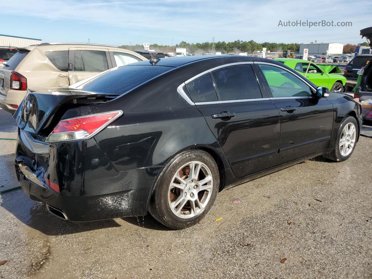 2010 Acura Tl  Черный vin: 19UUA8F22AA020382