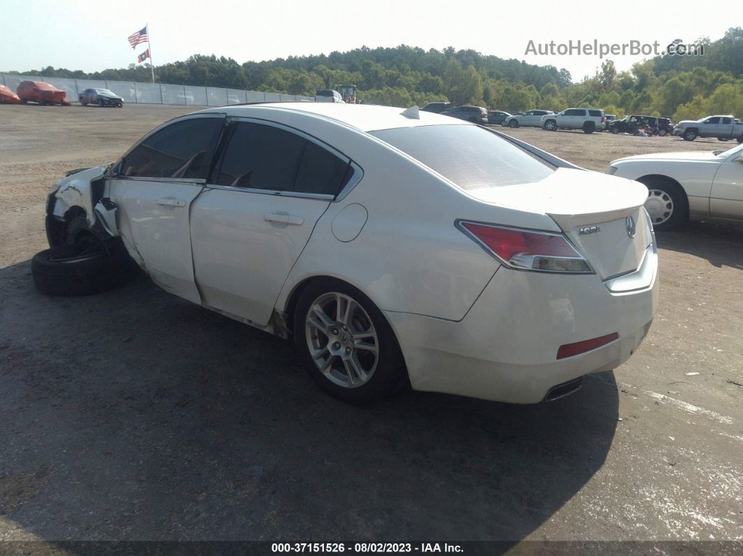 2010 Acura Tl 3.5 White vin: 19UUA8F24AA002627