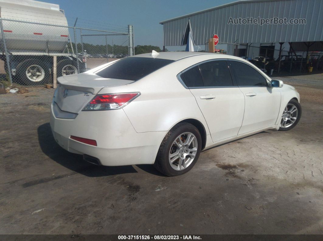 2010 Acura Tl 3.5 White vin: 19UUA8F24AA002627