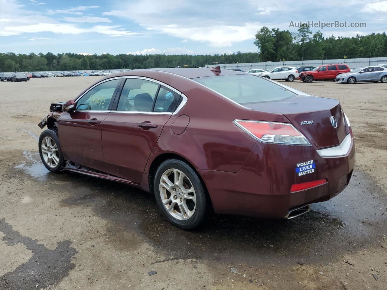 2010 Acura Tl  Burgundy vin: 19UUA8F24AA017340