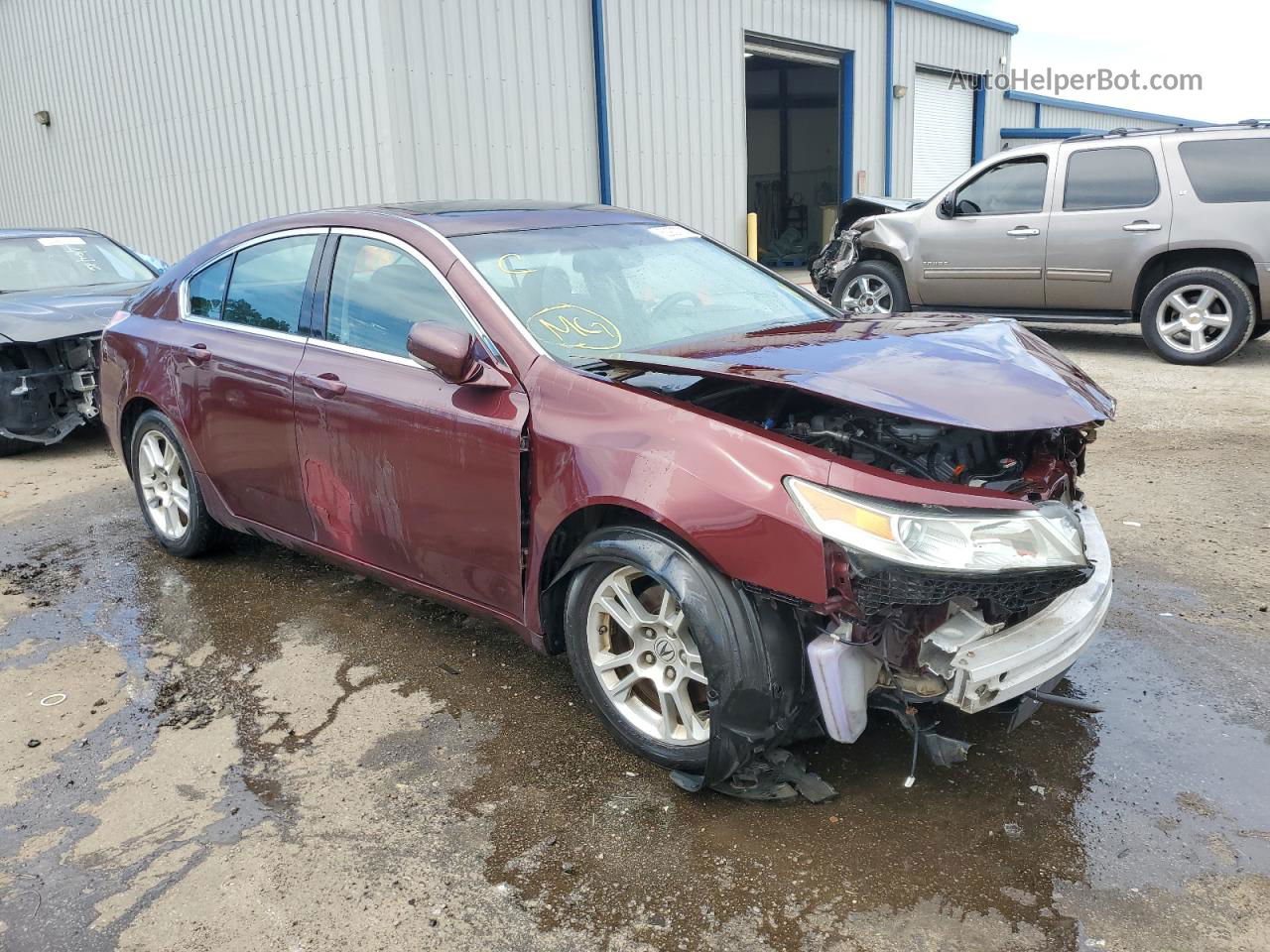 2010 Acura Tl  Burgundy vin: 19UUA8F24AA017340