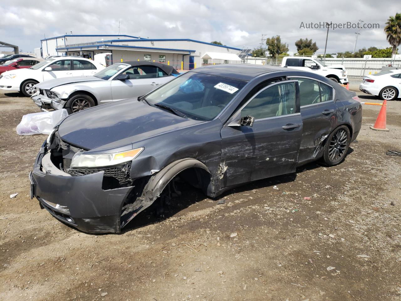 2010 Acura Tl  Серый vin: 19UUA8F25AA005651