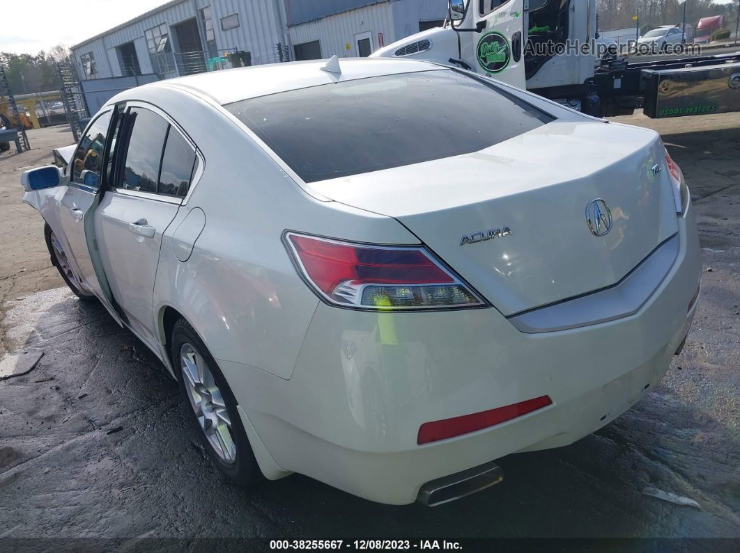 2010 Acura Tl 3.5 White vin: 19UUA8F26AA021759