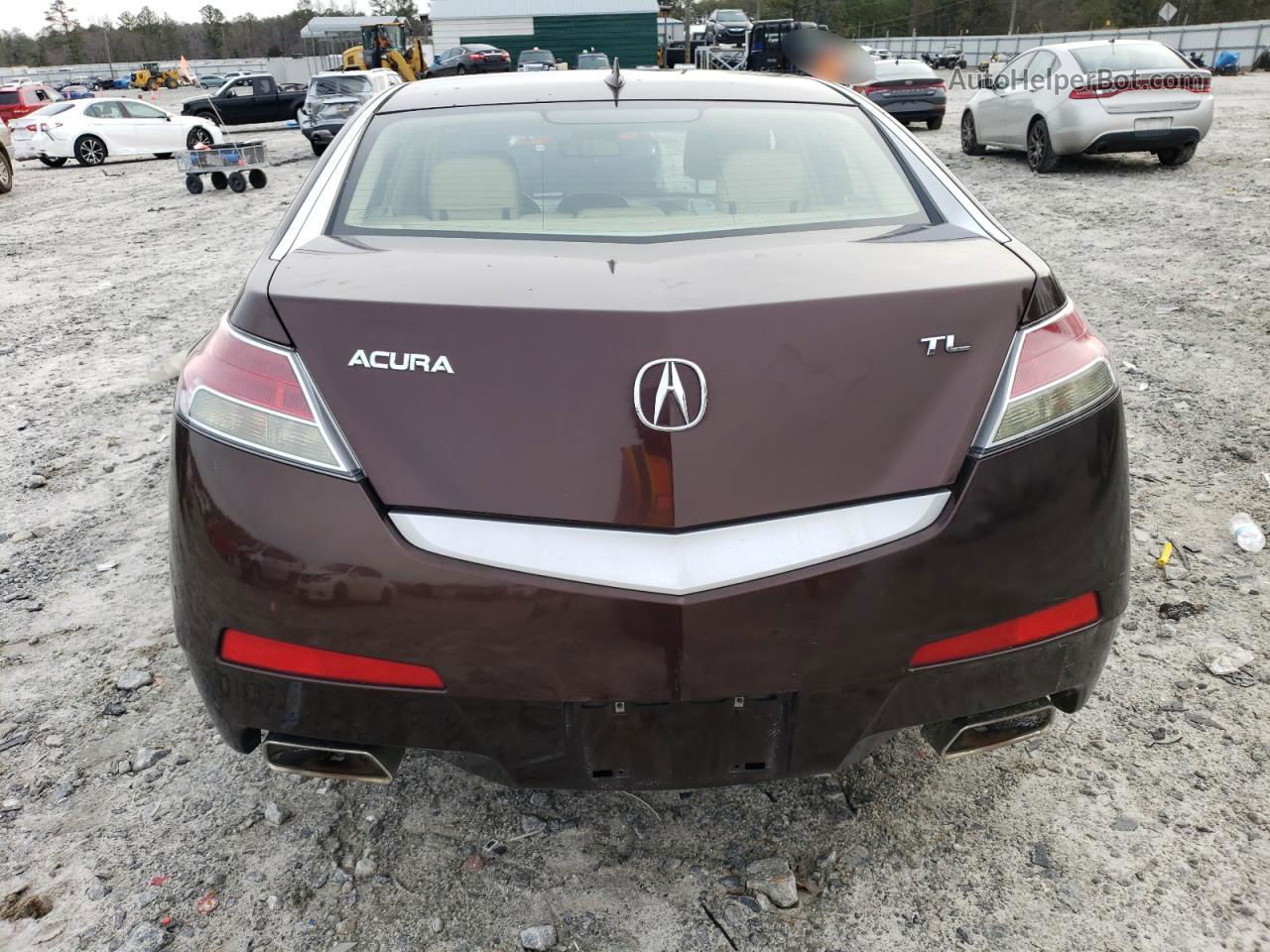 2010 Acura Tl  Burgundy vin: 19UUA8F26AA022751