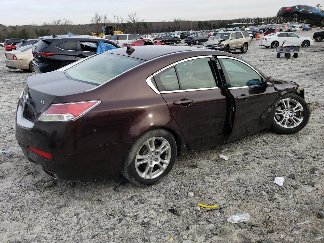 2010 Acura Tl  Burgundy vin: 19UUA8F26AA022751