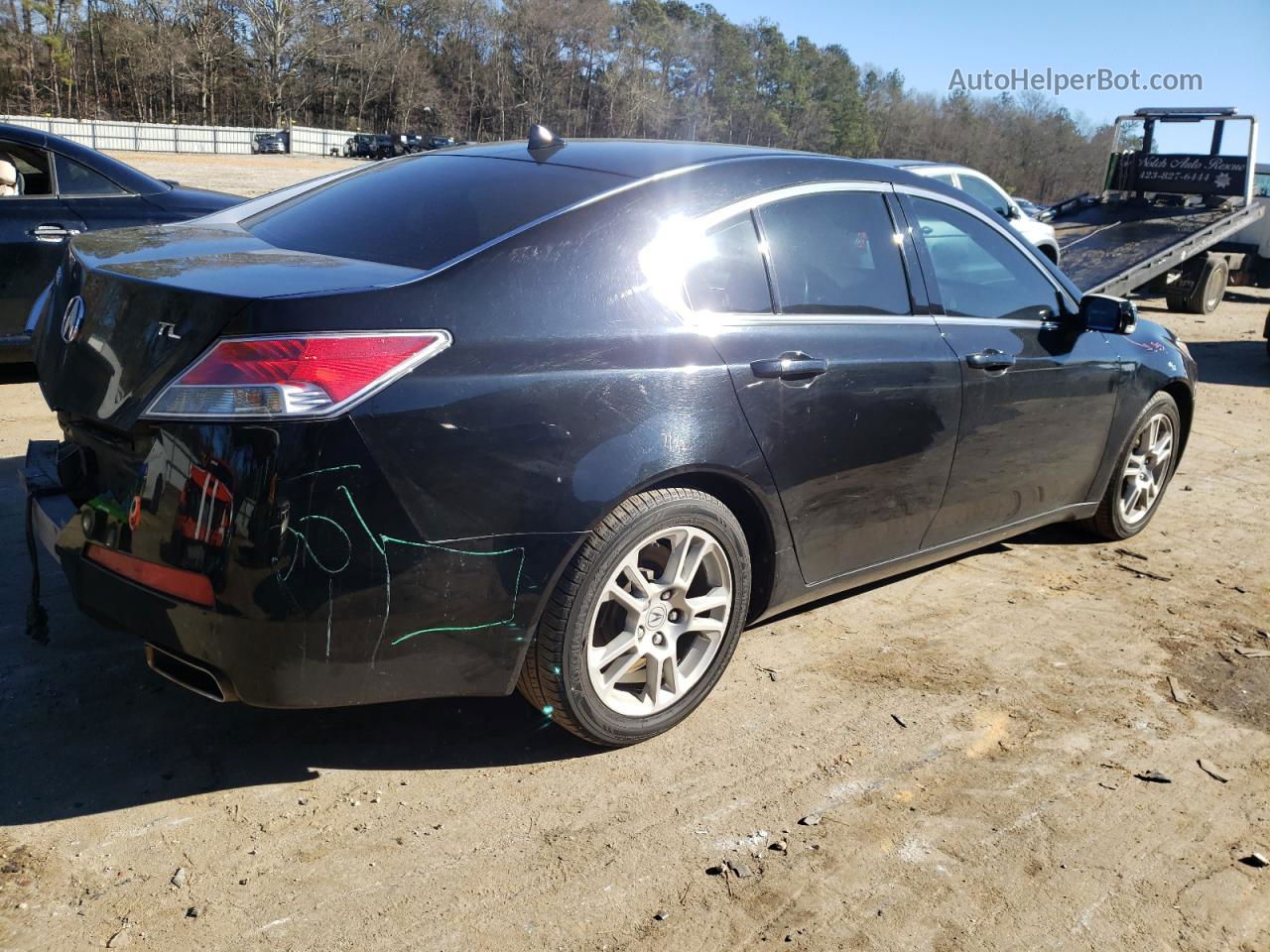 2010 Acura Tl  Black vin: 19UUA8F27AA002718