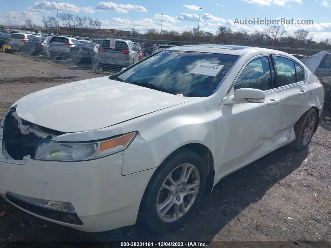 2010 Acura Tl 3.5 White vin: 19UUA8F27AA014917