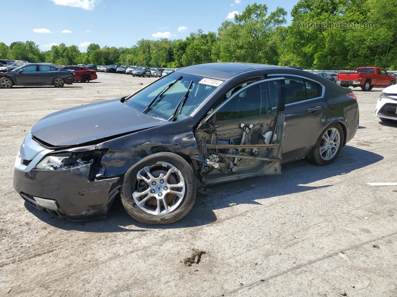 2010 Acura Tl  Charcoal vin: 19UUA8F27AA021110