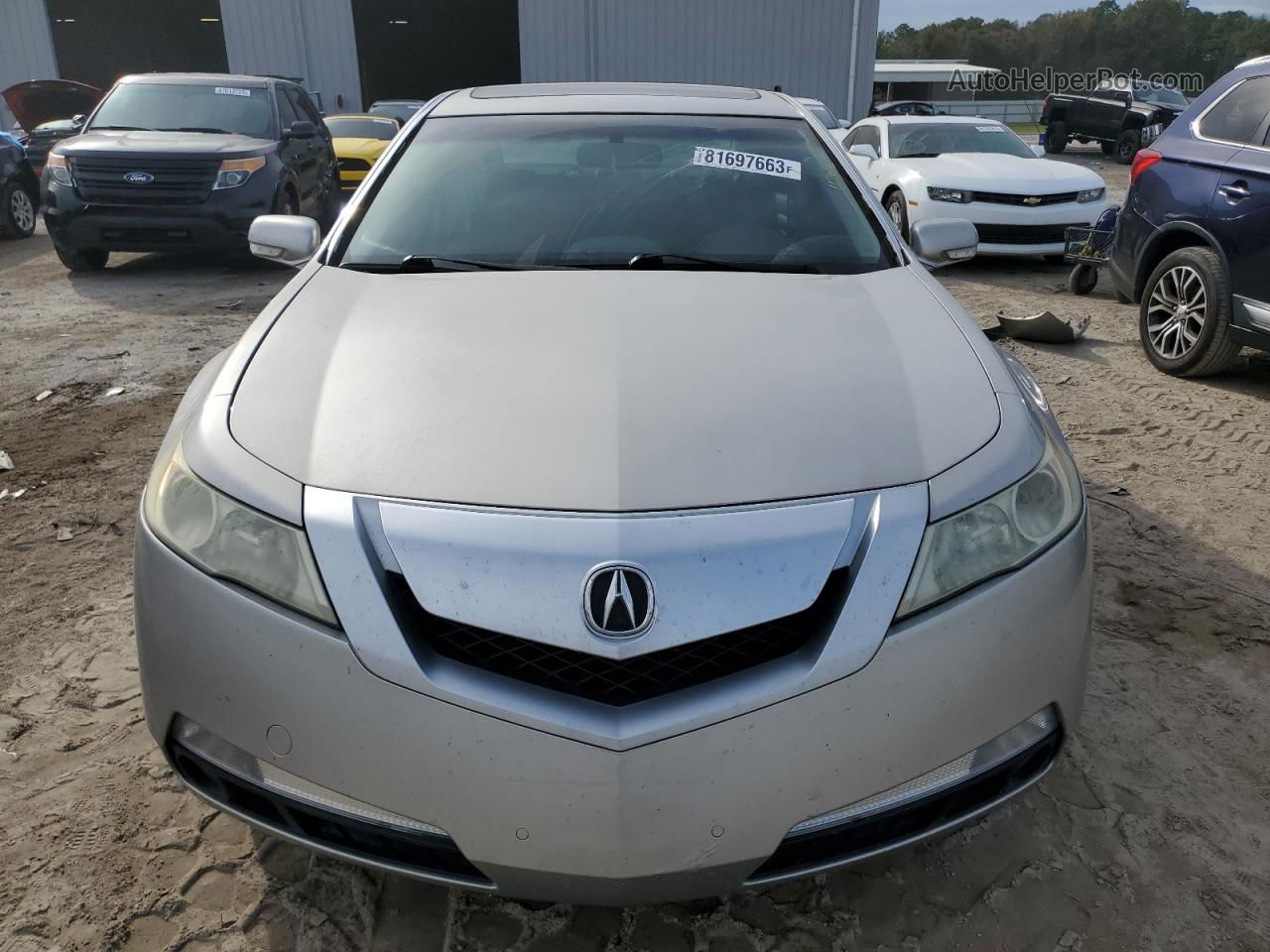 2010 Acura Tl  Серебряный vin: 19UUA8F27AA023603