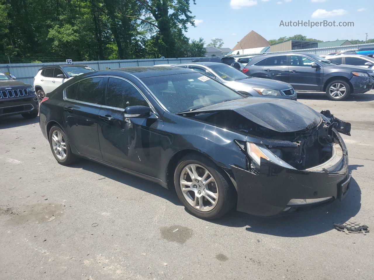 2010 Acura Tl  Black vin: 19UUA8F29AA015700