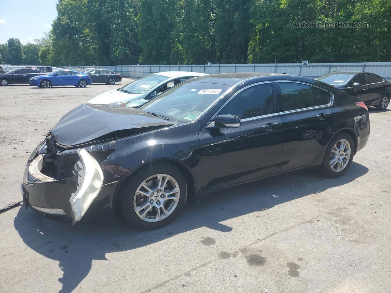 2010 Acura Tl  Black vin: 19UUA8F29AA015700