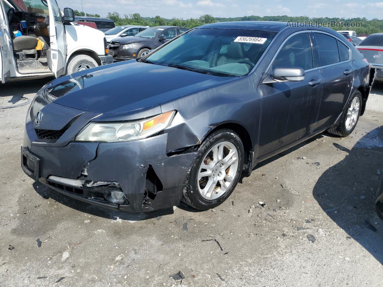 2010 Acura Tl  Gray vin: 19UUA8F29AA016829