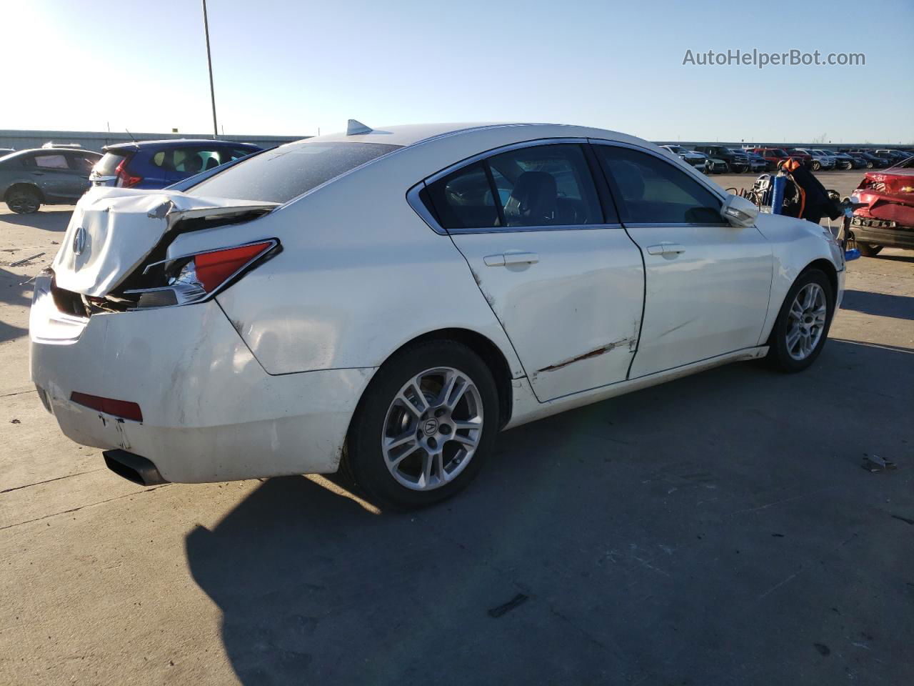 2010 Acura Tl  White vin: 19UUA8F29AA026485