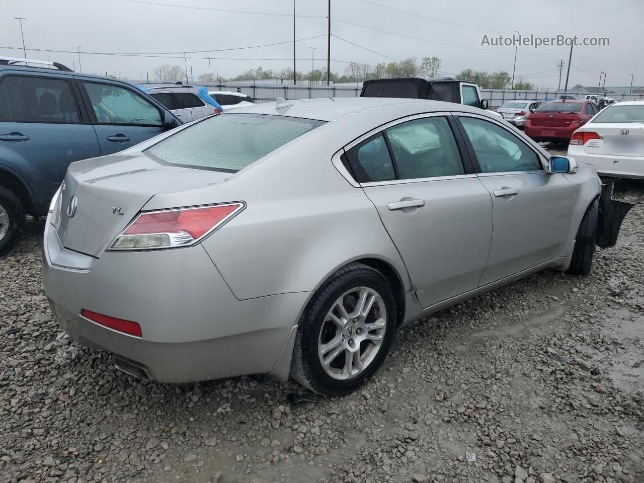 2010 Acura Tl  Серебряный vin: 19UUA8F2XAA023465