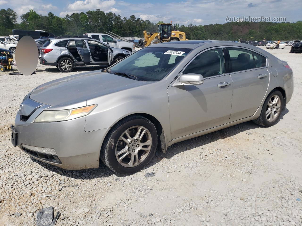 2010 Acura Tl  Silver vin: 19UUA8F50AA008645