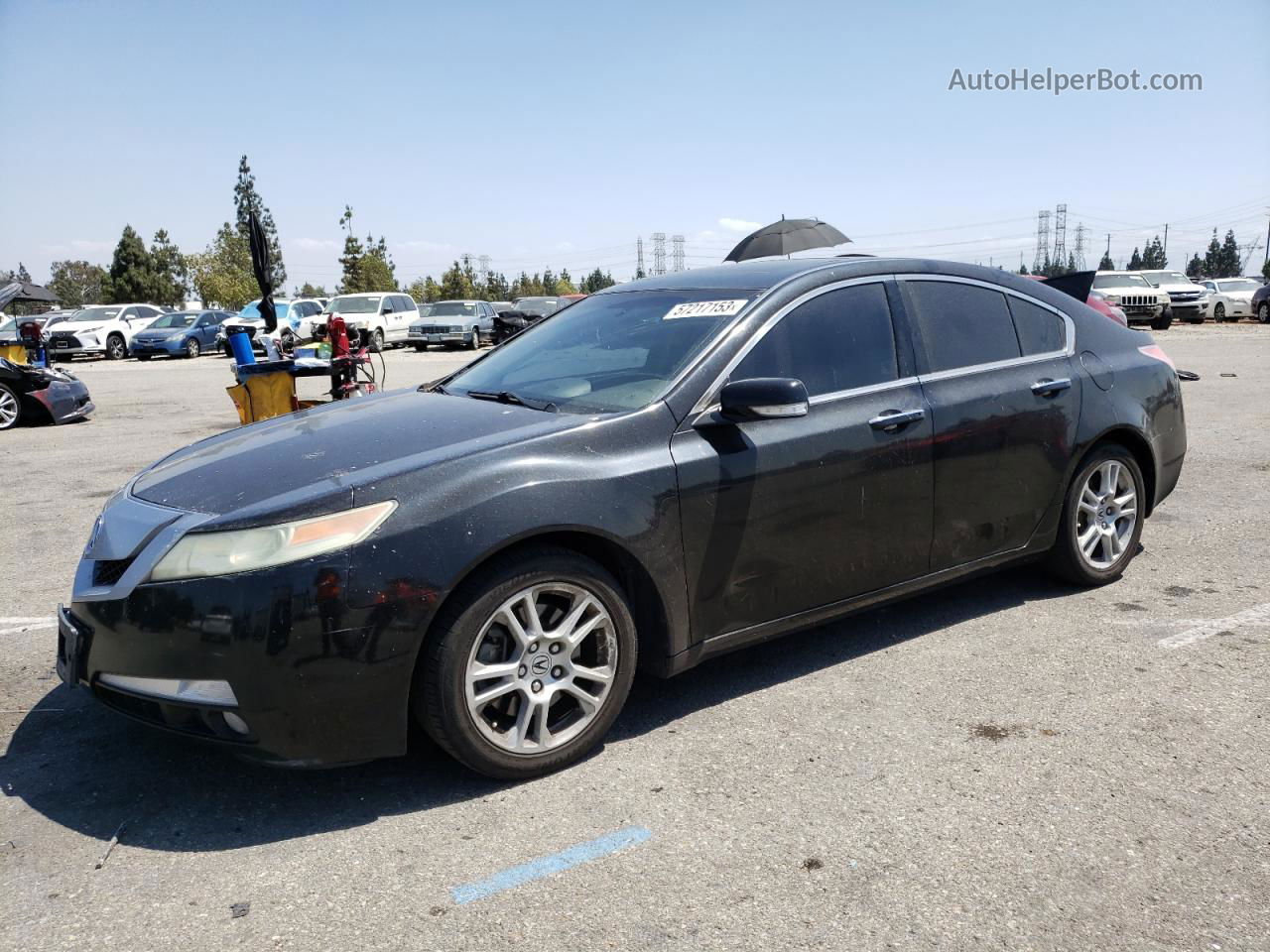 2010 Acura Tl  Черный vin: 19UUA8F50AA018141