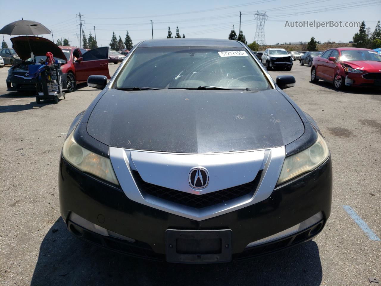 2010 Acura Tl  Черный vin: 19UUA8F50AA018141