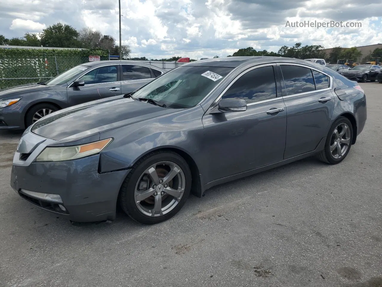 2010 Acura Tl  Серый vin: 19UUA8F50AA019581