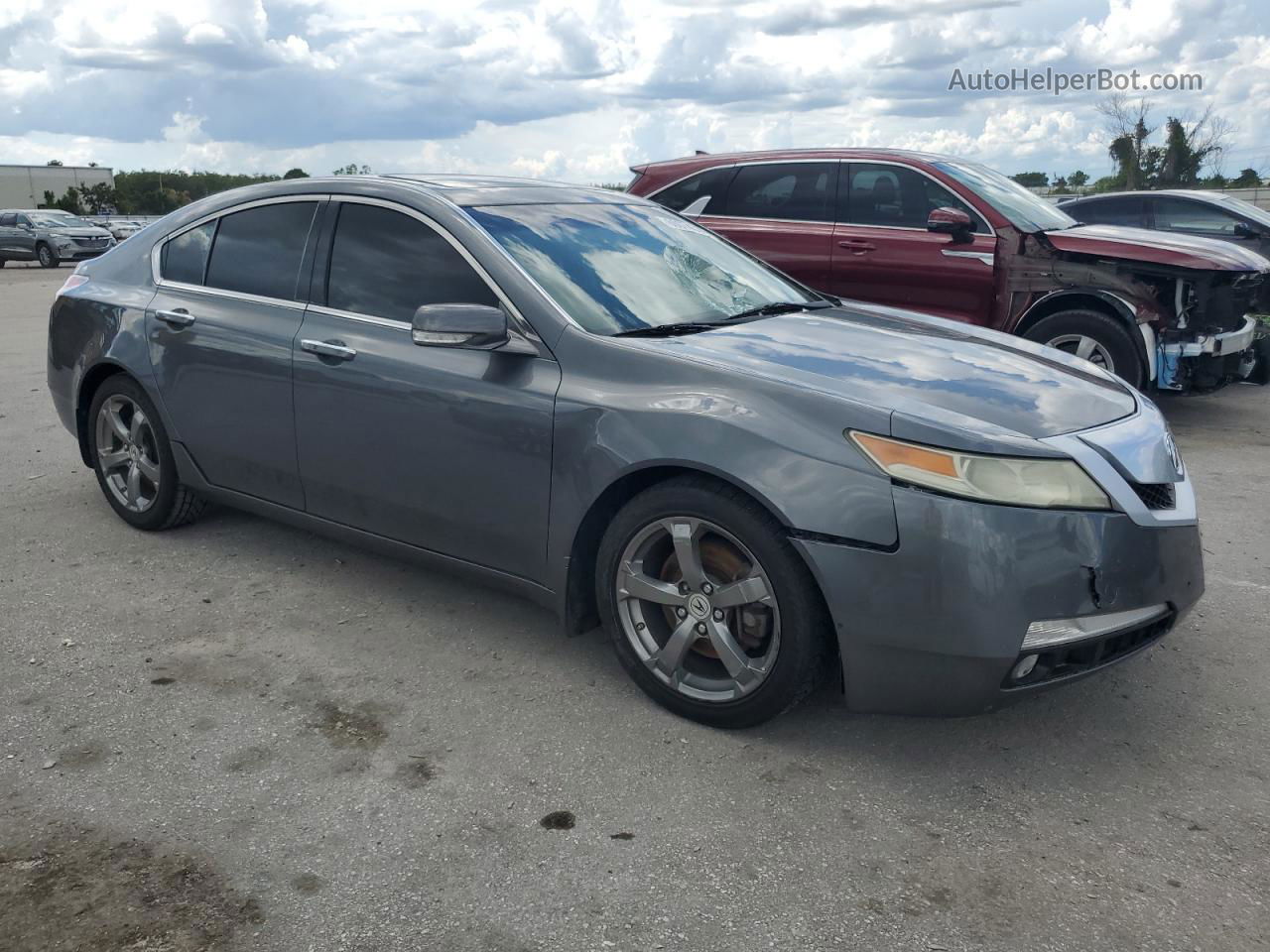 2010 Acura Tl  Gray vin: 19UUA8F50AA019581