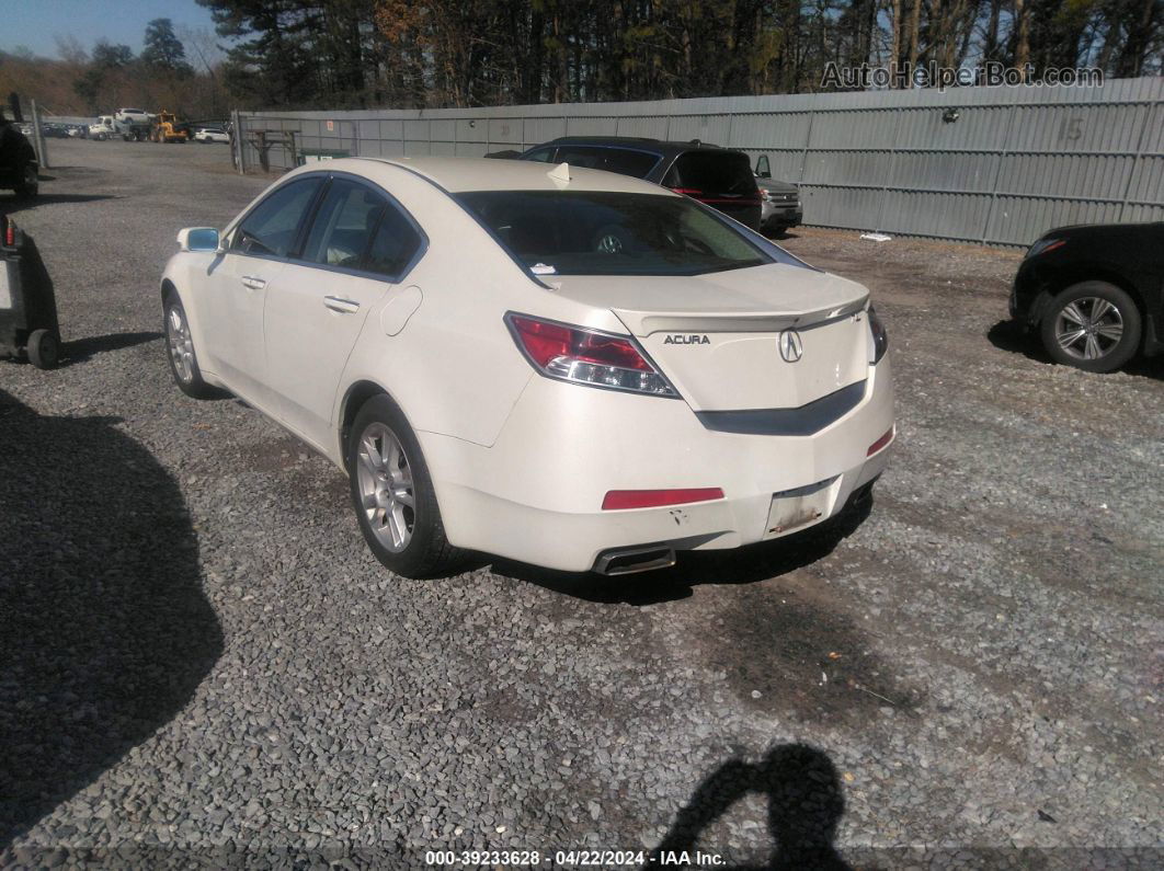 2010 Acura Tl 3.5 White vin: 19UUA8F50AA026255