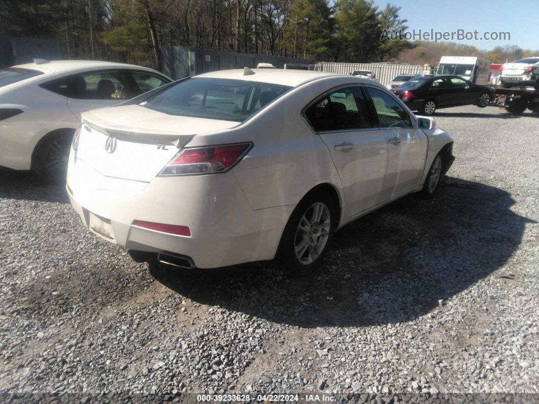 2010 Acura Tl 3.5 White vin: 19UUA8F50AA026255