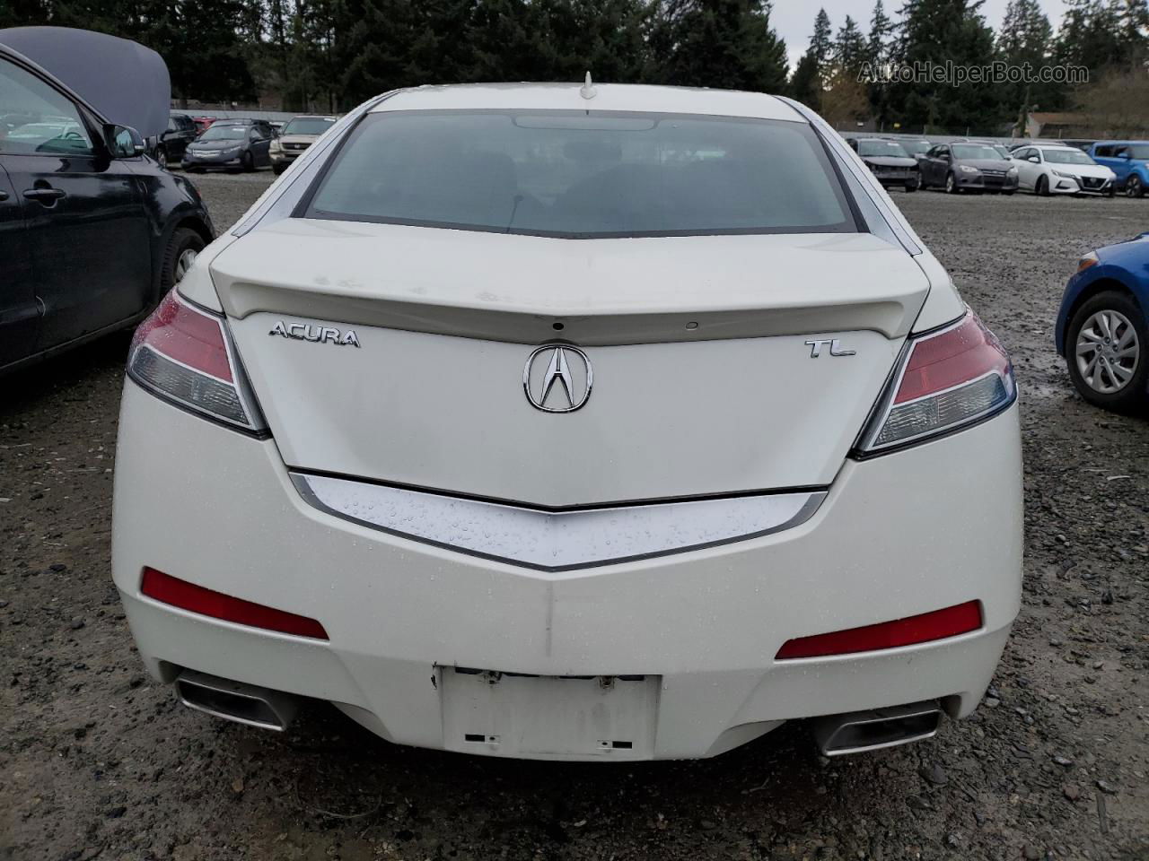 2010 Acura Tl  White vin: 19UUA8F50AA026269