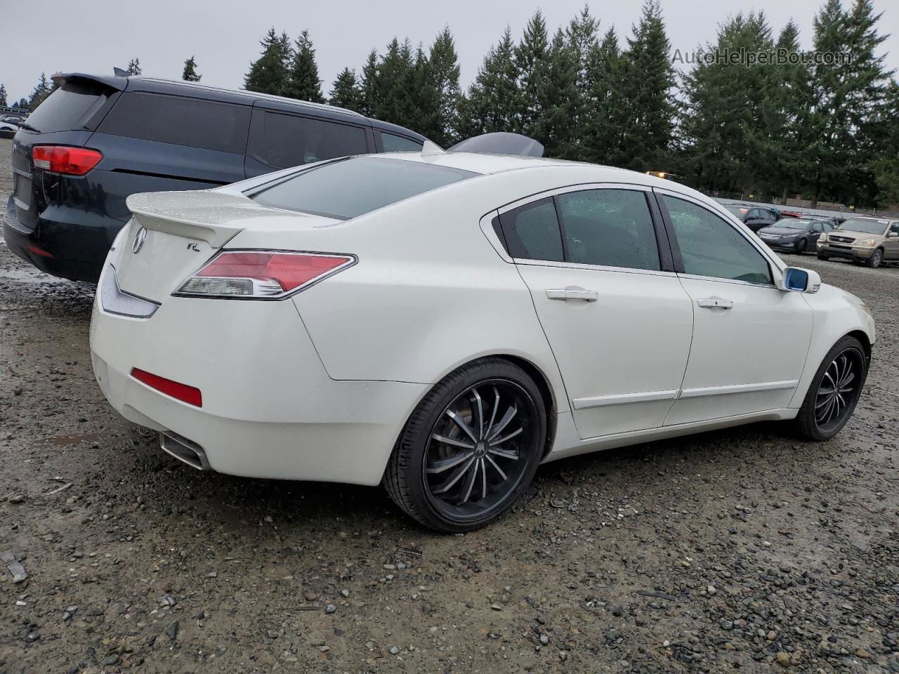 2010 Acura Tl  White vin: 19UUA8F50AA026269