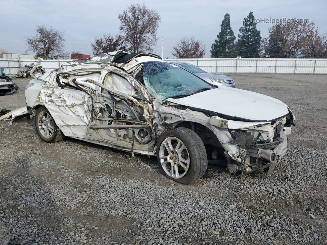 2010 Acura Tl  White vin: 19UUA8F51AA022408