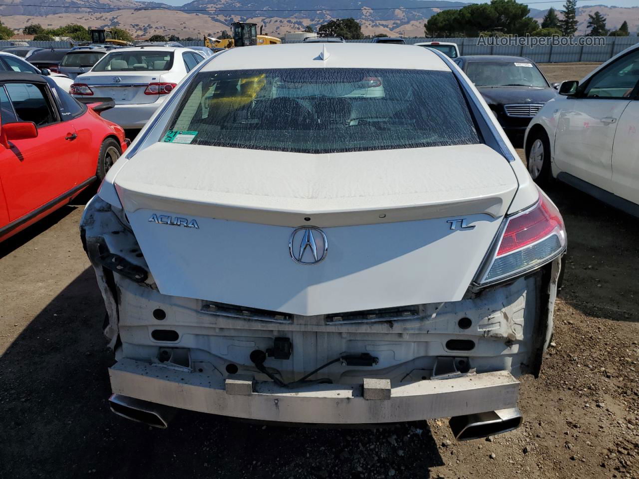 2010 Acura Tl  White vin: 19UUA8F51AA026233