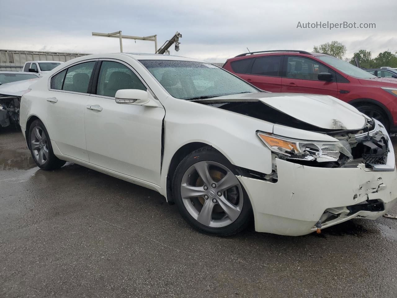 2010 Acura Tl  White vin: 19UUA8F52AA008341