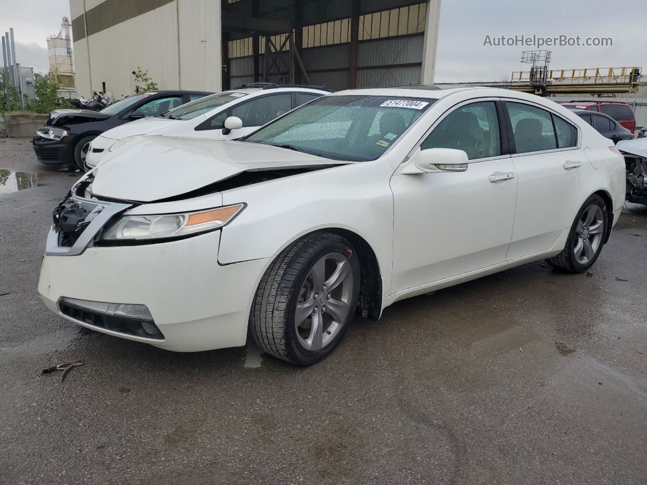 2010 Acura Tl  White vin: 19UUA8F52AA008341