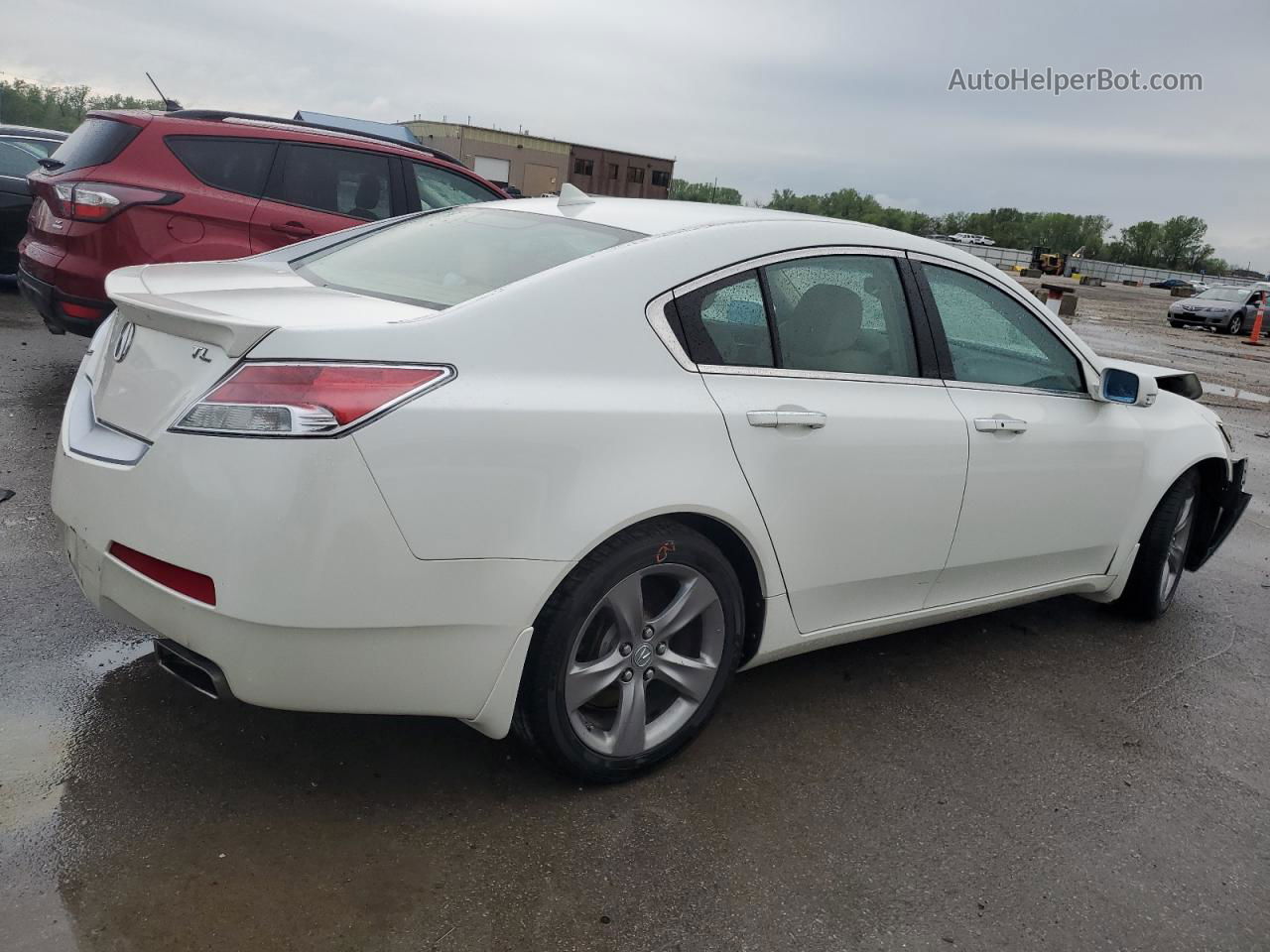 2010 Acura Tl  White vin: 19UUA8F52AA008341