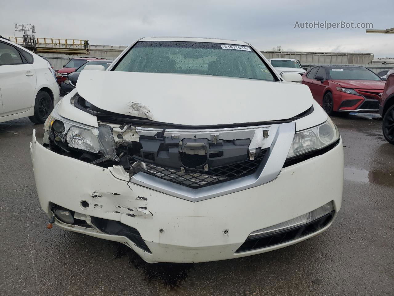 2010 Acura Tl  White vin: 19UUA8F52AA008341